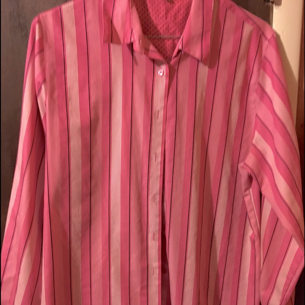 EUC NO WRINKLE PINK/BLACK VERY CUTE ON